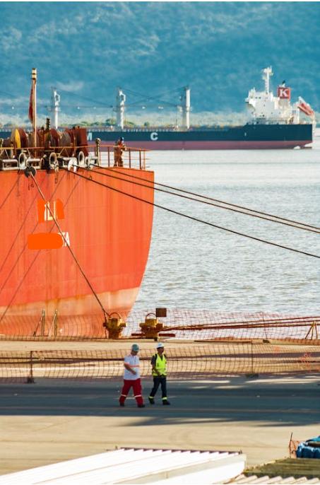 Vessel at anchorage